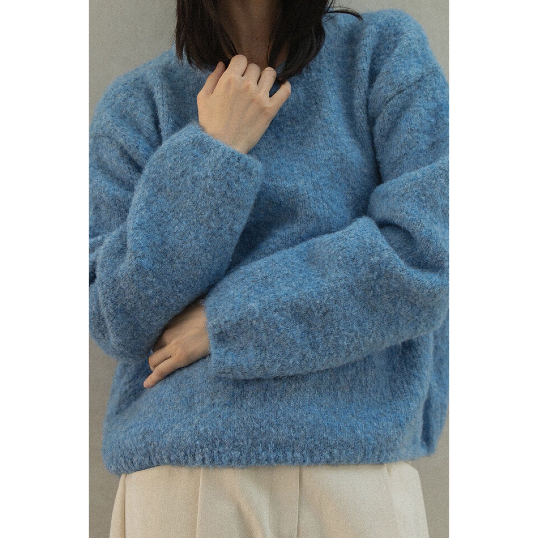 OHOTORO - OHOTORO Fluffy Mix Knitの通販 by Kay|オオトロなら OHOTORO - OHOTORO Fluffy Mix Knitの通販 by Kay|オオトロなら