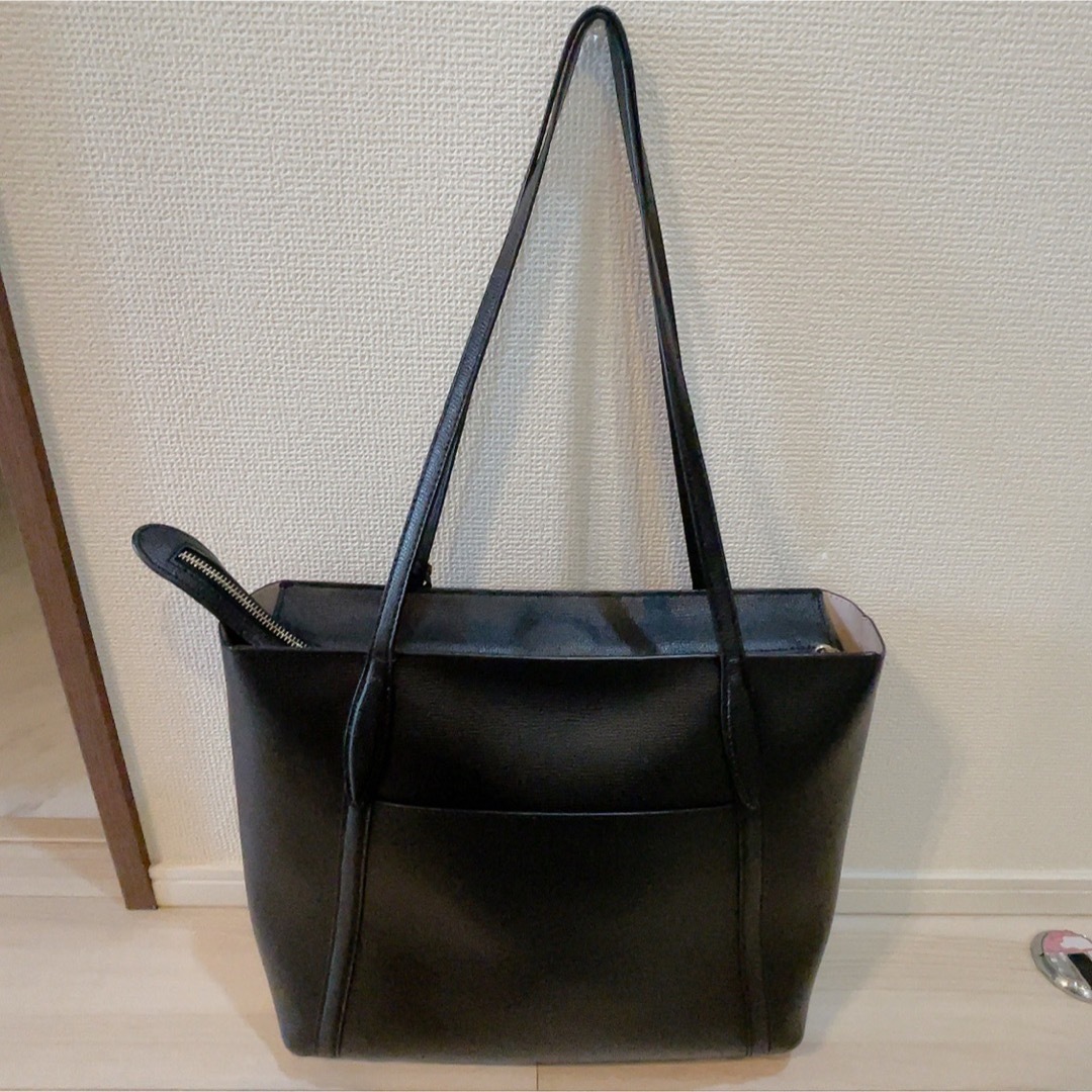 kate spade トートバック グレー A4最大幅→42cm