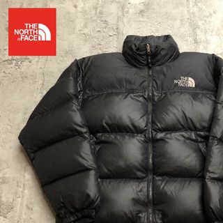 ザノースフェイス(THE NORTH FACE)のザノースフェイス　ダウンジャケット　ブラック　メンズL　700フィル　ヌプシ(ダウンジャケット)