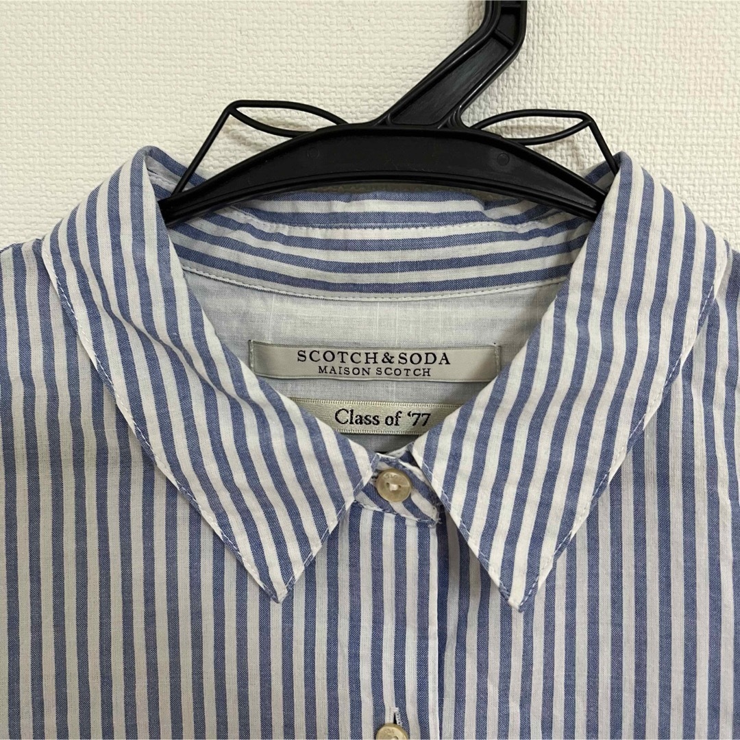 SCOTCH & SODA(スコッチアンドソーダ)のSCOTCH& SODA ストライプ　シャツ レディースのトップス(シャツ/ブラウス(長袖/七分))の商品写真