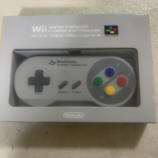 ウィー(Wii)のWiiスーパーファミコン　クラシックコントローラー(家庭用ゲーム機本体)