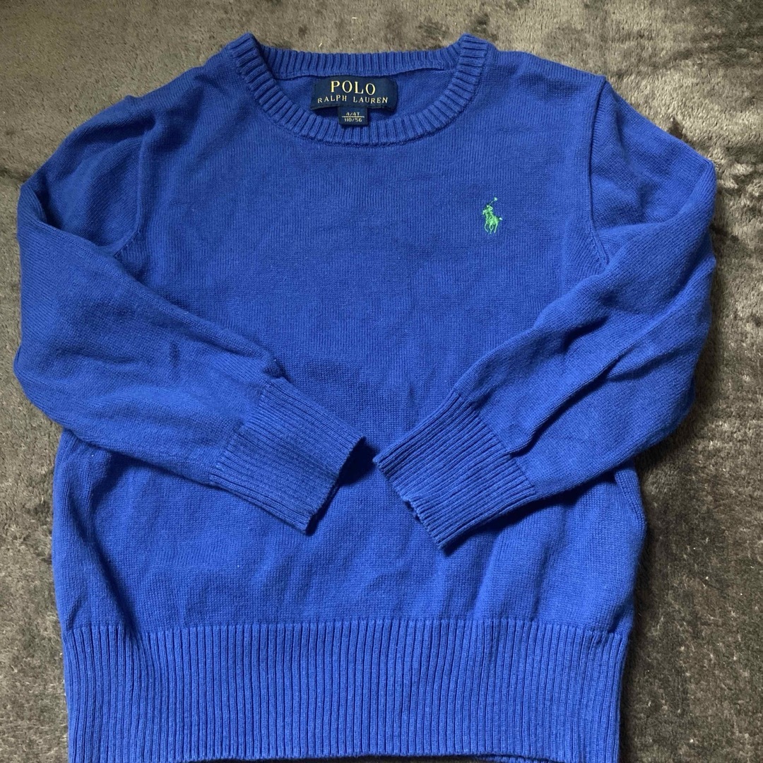 Ralph Lauren(ラルフローレン)のラルフローレン　コットンニット　セーター キッズ/ベビー/マタニティのキッズ服男の子用(90cm~)(ニット)の商品写真