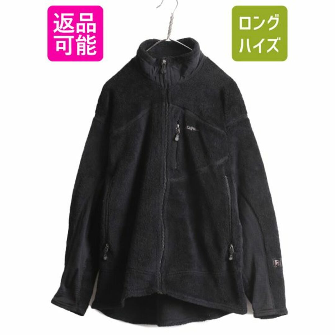 ブルゾン00s USA製 03年製 パタゴニア R2 フリース ジャケット メンズ XL / 00年代 オールド Patagonia ジャンパー ブルゾン アウトドア パイル 黒