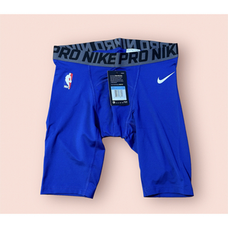 NIKE PROインナーハーフパンツスパッツ選手支給品ウォーリアーズ色Mサイズ(バスケットボール)