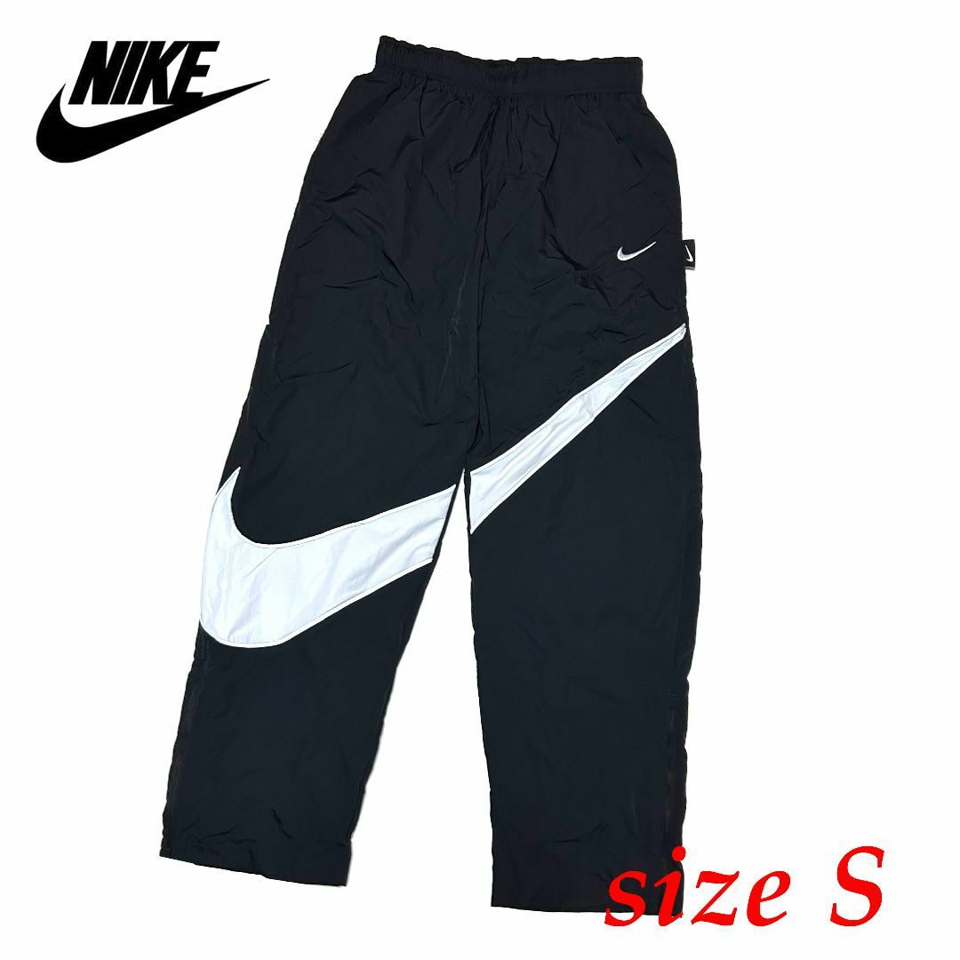 NIKE(ナイキ)の新品　Sサイズ　ナイキ NSW スウッシュ ウーブン パンツ　ブラック　メンズ メンズのパンツ(その他)の商品写真