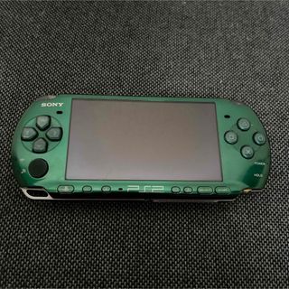 最終値下げ　psp3000本体　グリーン(携帯用ゲーム機本体)