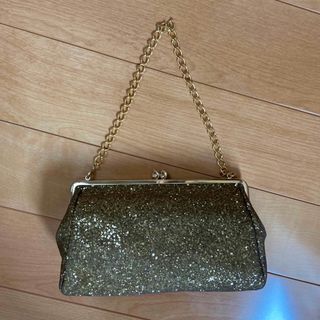 サック(SAC)のsac ゴールド　キラキラ　バック(ハンドバッグ)