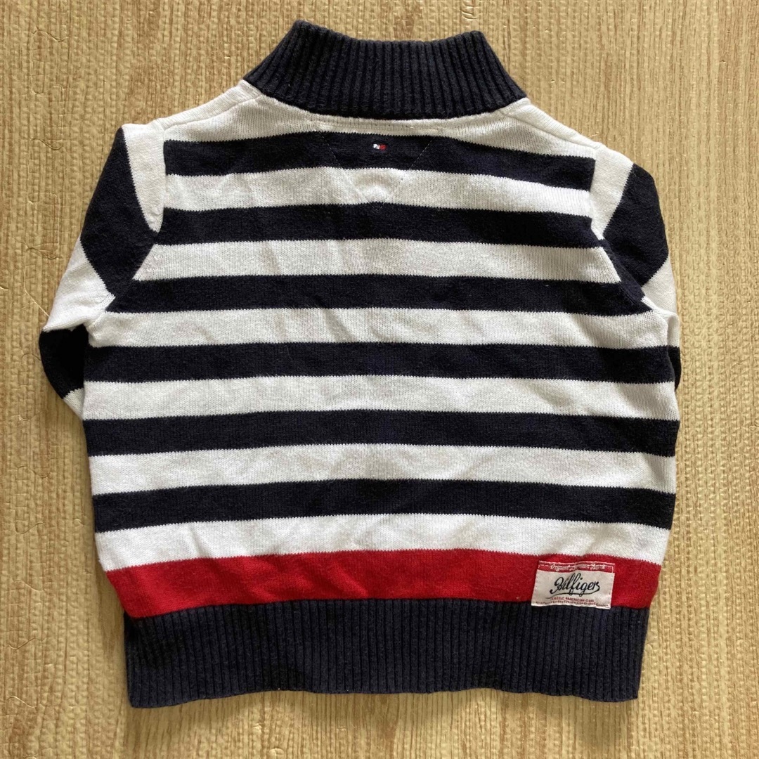 TOMMY HILFIGER(トミーヒルフィガー)のトミーヒルフィガー 80 ニットカーディガン キッズ/ベビー/マタニティのベビー服(~85cm)(カーディガン/ボレロ)の商品写真