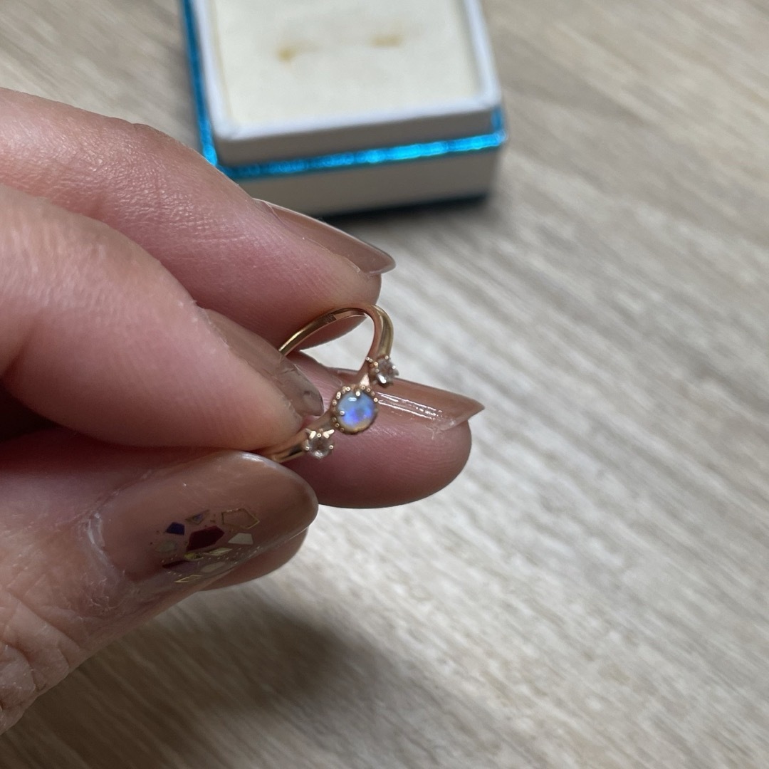 ノジェス　ピンキー　オパール　1号　K10 レディースのアクセサリー(リング(指輪))の商品写真