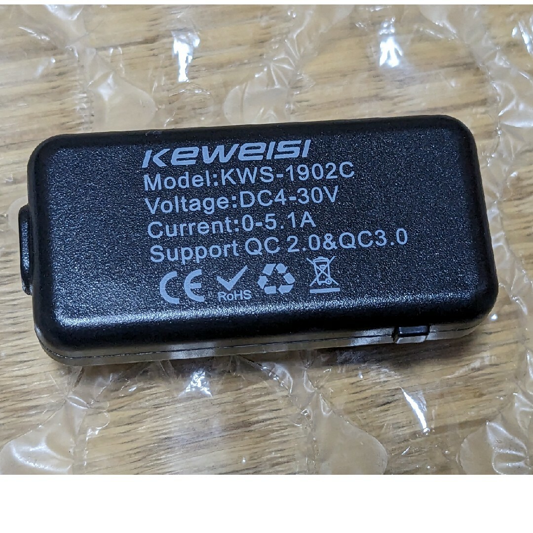 USB電圧·電流測定ツール　端子折れジャンク スマホ/家電/カメラのスマートフォン/携帯電話(バッテリー/充電器)の商品写真