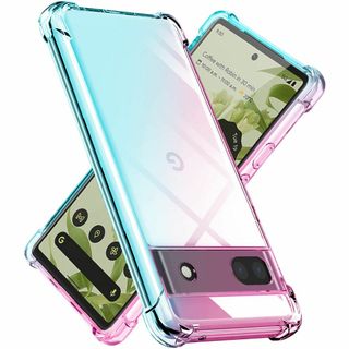 Google pixel 6A ケース クリア TPU 薄型 軽量シリコン 耐衝(その他)