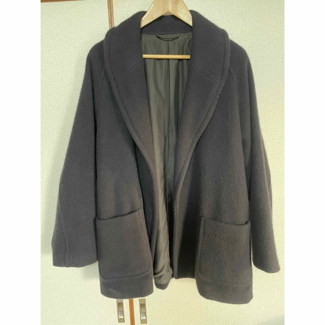 COMOLI(コモリ)のcomoli ヤクウール　ショールカラーコート メンズのジャケット/アウター(その他)の商品写真
