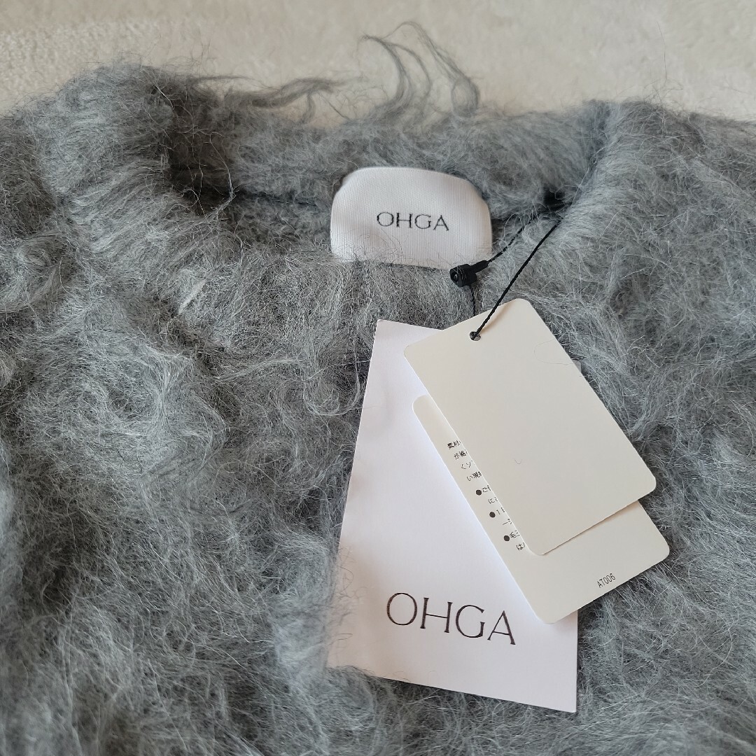 【新品未使用】OHGA POODLE KNIT グレー 完売品