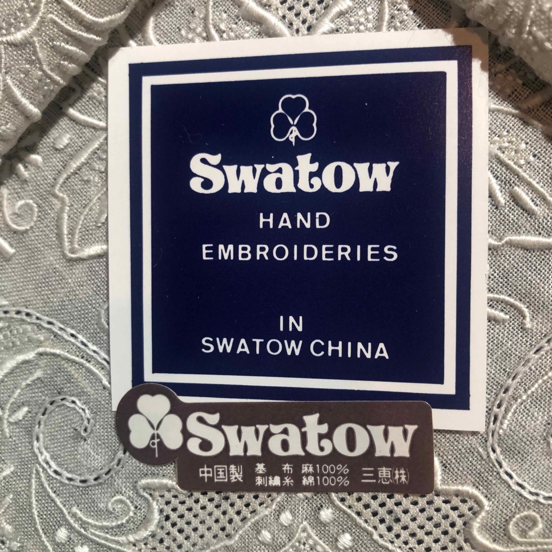新品箱入☆SWATOWスワトウ高級刺繍ハンカチ