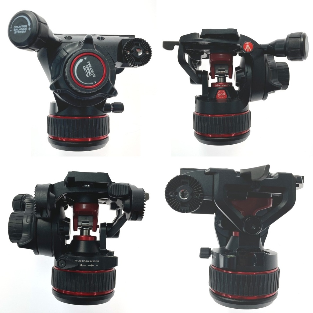 Manfrotto(マンフロット)の☆☆Manfrotto マンフロット ナイトロテック MVH608AH フルードビデオ雲台 スマホ/家電/カメラのカメラ(その他)の商品写真