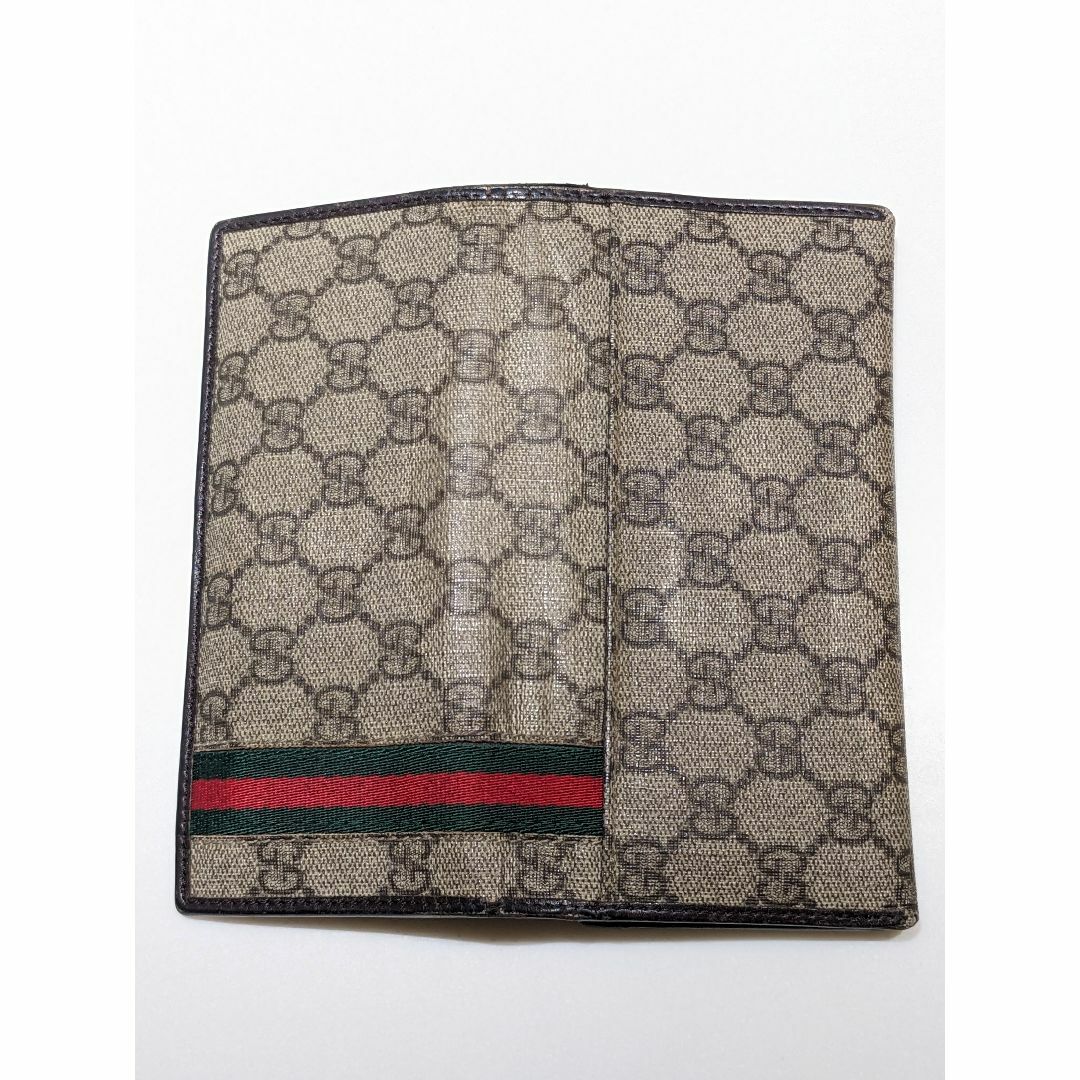 Gucci(グッチ)のGUCCI グッチ 二つ折り長財布 GGプラス×レザー シェリーライン メンズのファッション小物(長財布)の商品写真