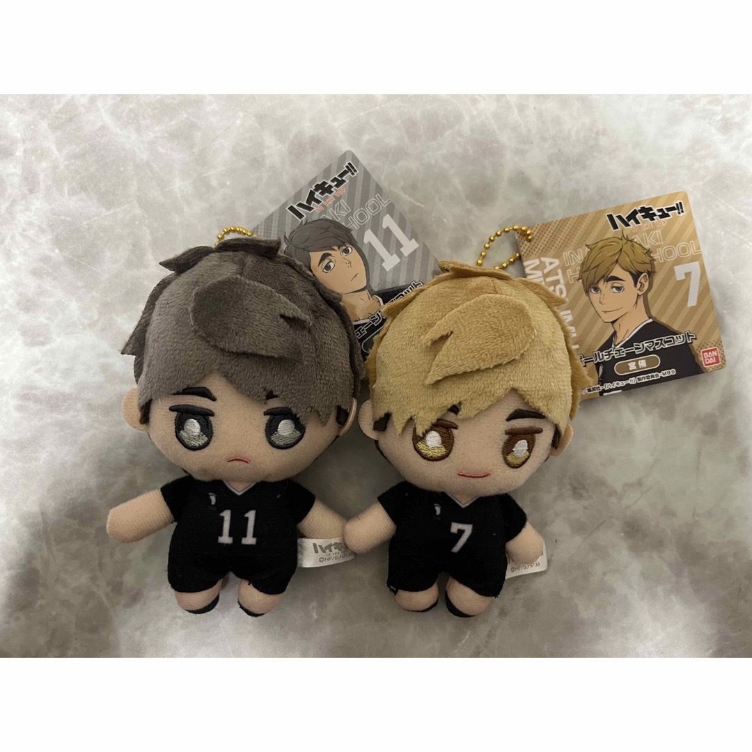 ハイキュー!! ボールチェーンマスコット 宮侑 宮治の通販 by ハイキュー!! ボールチェーンマスコット 宮侑 宮治の通販 by
