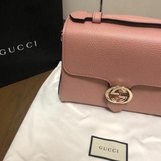 グッチ(Gucci)の美品⭐️グッチ　インターロッキング　2wayチェーンショルダーバッグ(ショルダーバッグ)