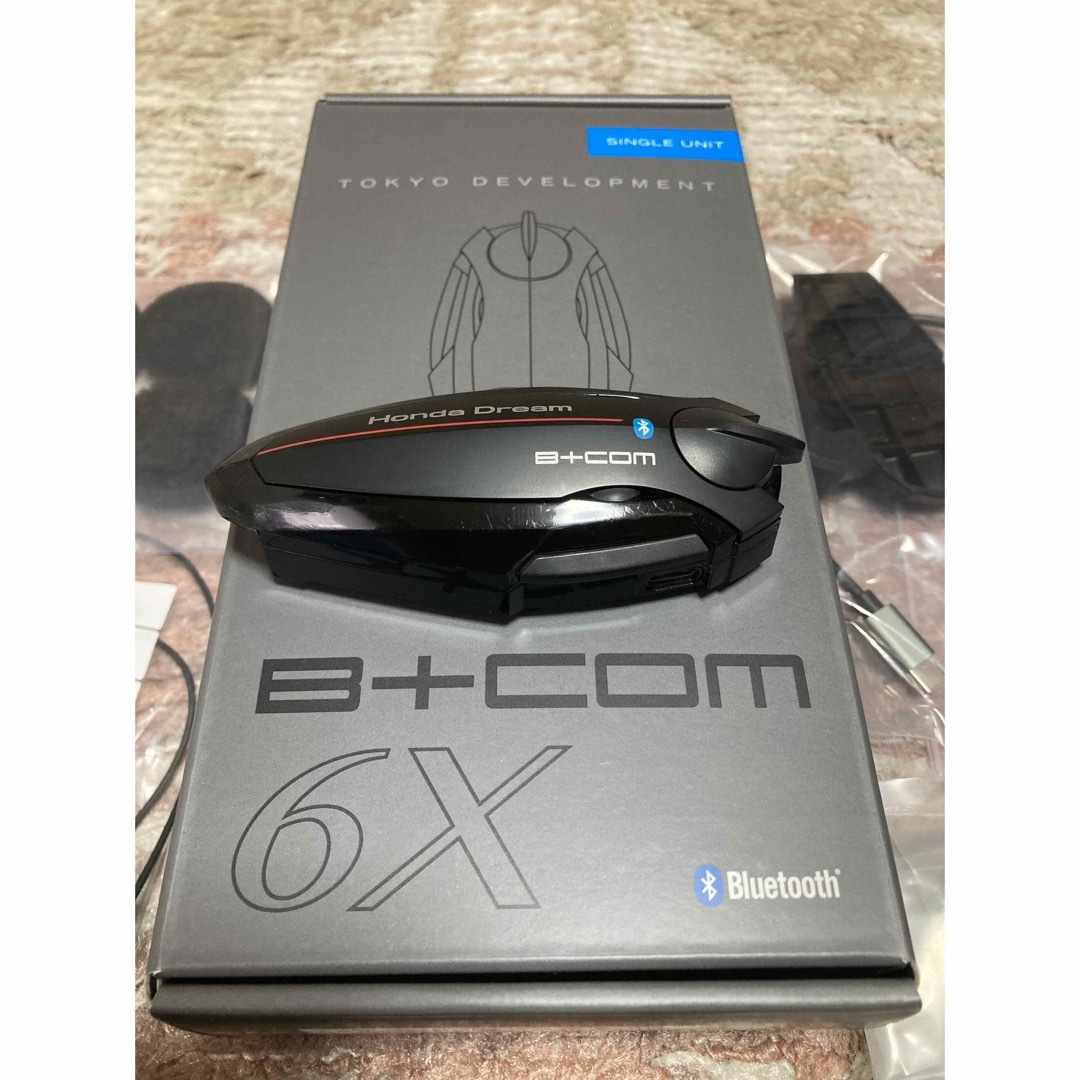 B+COM SB6X ビーコム 　HONDA Dream コラボモデル　非売品 自動車/バイクのバイク(装備/装具)の商品写真