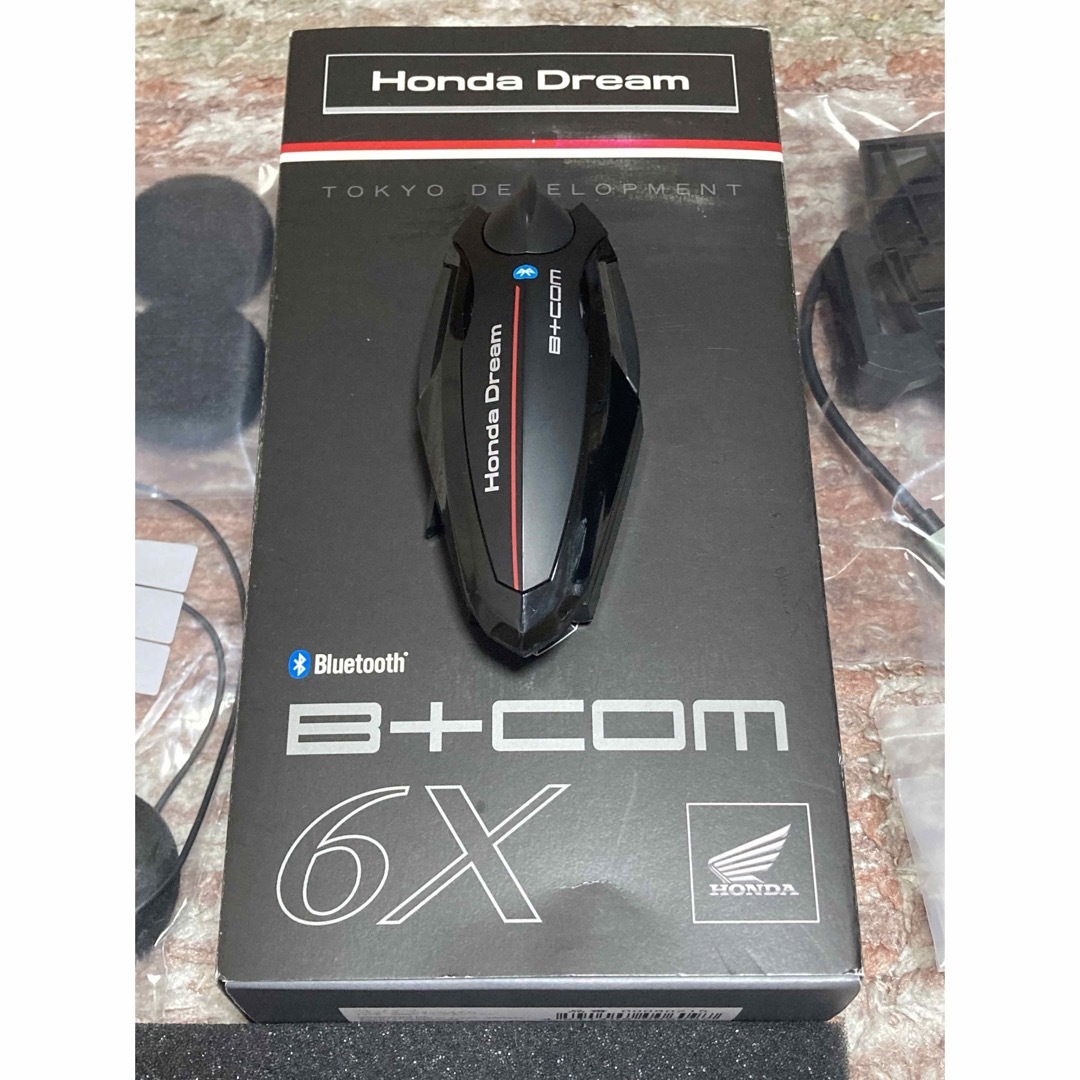 B+COM SB6X ビーコム 　HONDA Dream コラボモデル　非売品 自動車/バイクのバイク(装備/装具)の商品写真