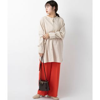 ミスティック(mystic)のmystic ブラウス　ロングシャツ　チュニック　シャツ(シャツ/ブラウス(長袖/七分))