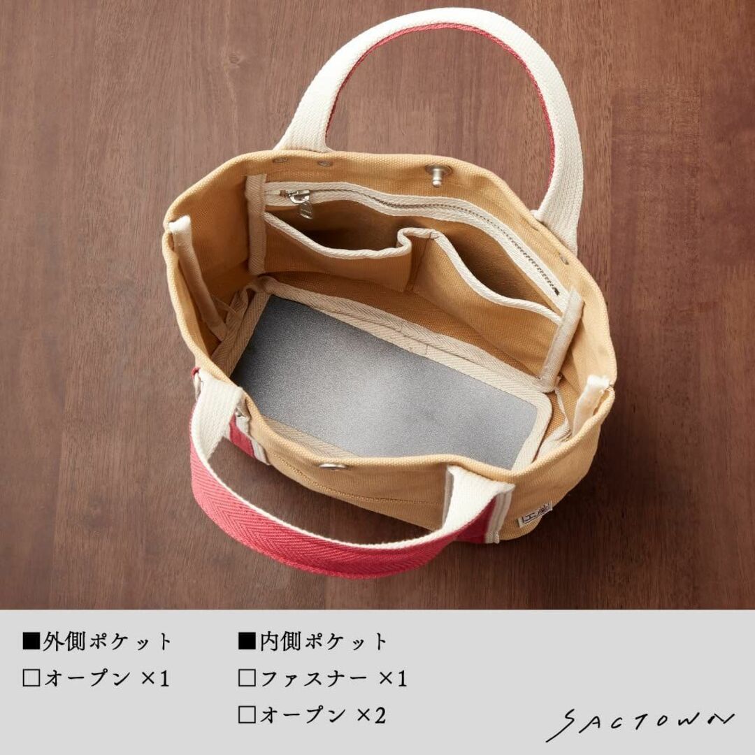 【色: 00ブラウン】帆布工房(はんぷこうぼう) トートバッグ [キャンバストー レディースのバッグ(その他)の商品写真