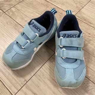 アシックス(asics)のasics 17cm スニーカー　水色(スニーカー)