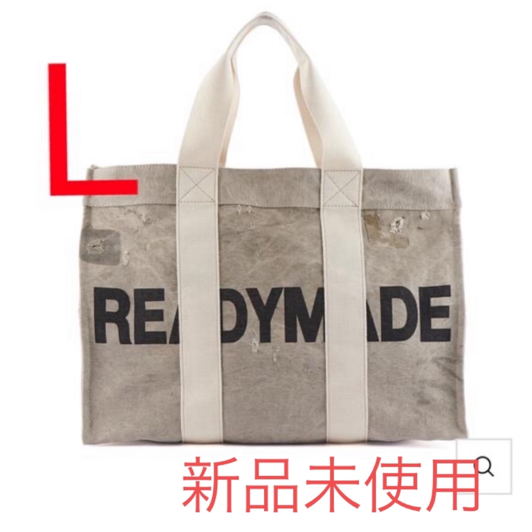 READYMADE(レディメイド)のREADYMADE  EASY TOTE LARGE / WHT メンズのバッグ(トートバッグ)の商品写真