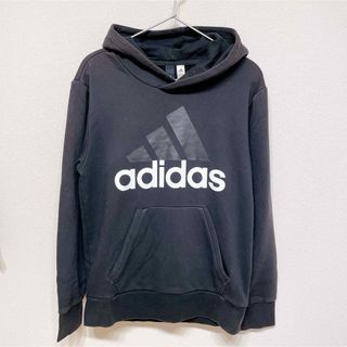 アディダス(adidas)のadidas アディダス パーカー ブラック レディース Mサイズ(パーカー)