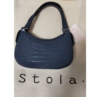 ストラ(Stola.)のStola. ストラバッグ合成皮革 濃紺色(ハンドバッグ)