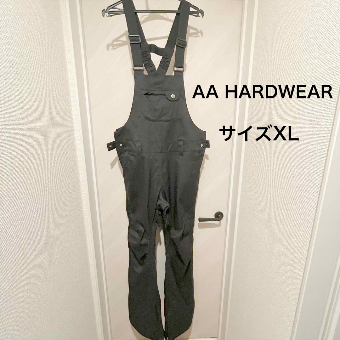 スノーボード今週削除！美品！AA HARDWEAR ビブパンツ XL スノーボードウェア