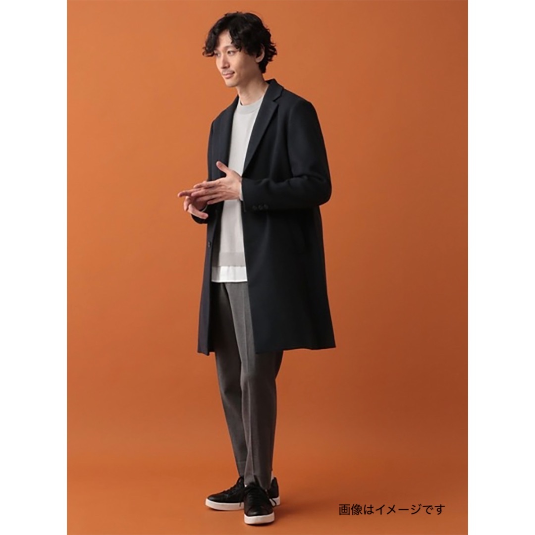 tim. 美品 モヘアウール チェスターコート ティム 総裏 mohair