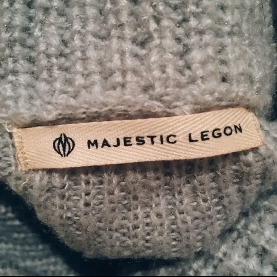 MAJESTIC LEGON(マジェスティックレゴン)のマジェスティックレゴン　水色ニット レディースのトップス(ニット/セーター)の商品写真