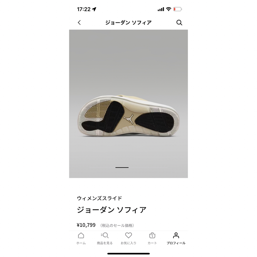 Jordan Brand（NIKE）(ジョーダン)のNike ジョーダンソフィア　サンダル メンズの靴/シューズ(サンダル)の商品写真