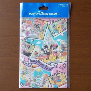 ディズニー(Disney)のポストカード入りクリアホルダー(キャラクターグッズ)