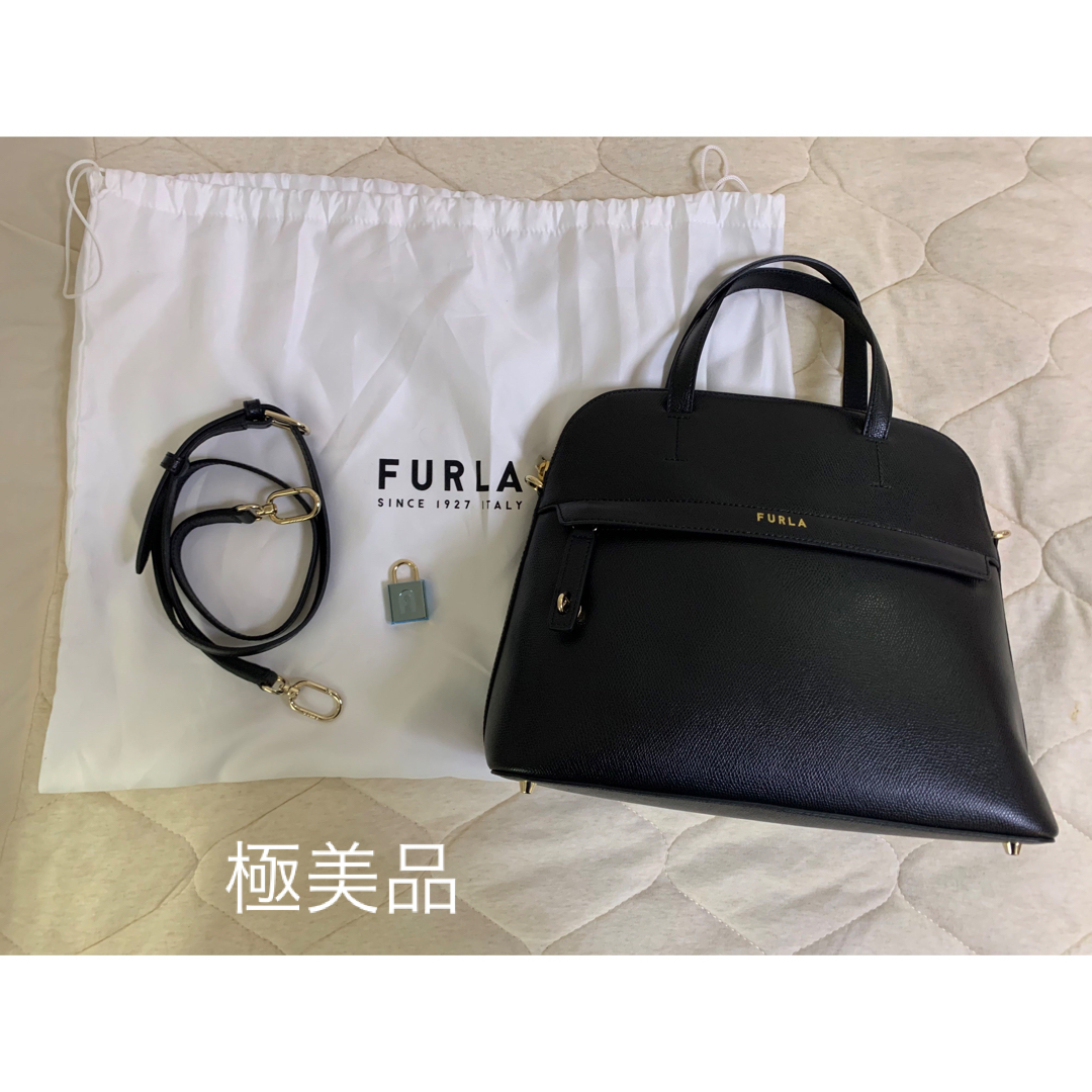 新価格版 【美品】FURLA フルラパイパーM 2way ハンドバッグ