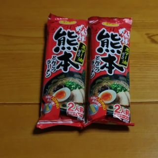 サンポーショクヒン(サンポー食品)の棒状 九州熊本とんこつラーメン2袋(麺類)