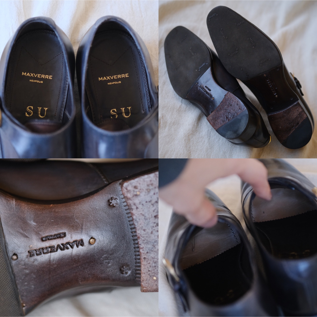 MAXVERREマックスヴェッレ シングルモンク アッシュブラック4 メンズの靴/シューズ(ドレス/ビジネス)の商品写真