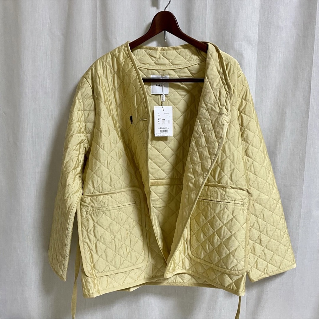 CLANE(クラネ)のクラネ正規品！新品紙タグ付き★QUILTING NO COLLAR JACKET レディースのジャケット/アウター(ブルゾン)の商品写真