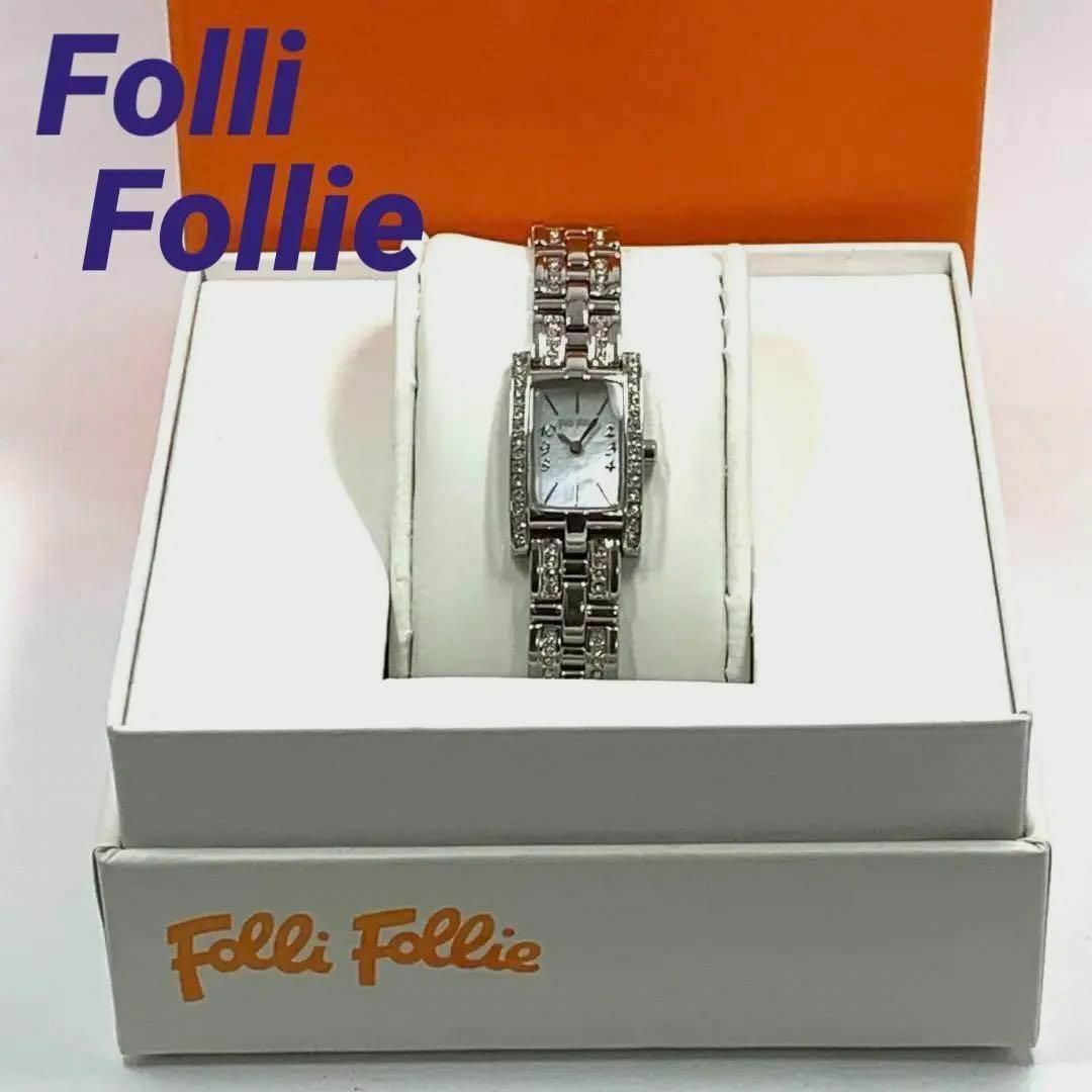 150 稼働品 Folli Follie レディース 腕時計 ソーラー式 人気レディース