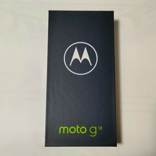 モトローラ(Motorola)のmoto g13 ラベンダーブルー　SIMフリー　新品同様(スマートフォン本体)