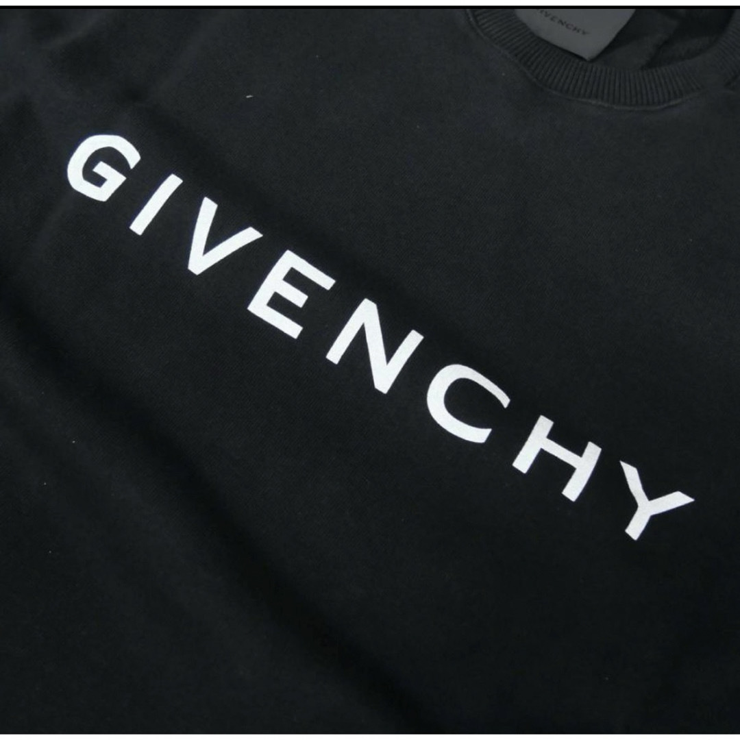 GIVENCHY(ジバンシィ)の現行【極美品】GIVENCHY ジバンシー ロゴ スウェット トレーナー M メンズのトップス(スウェット)の商品写真