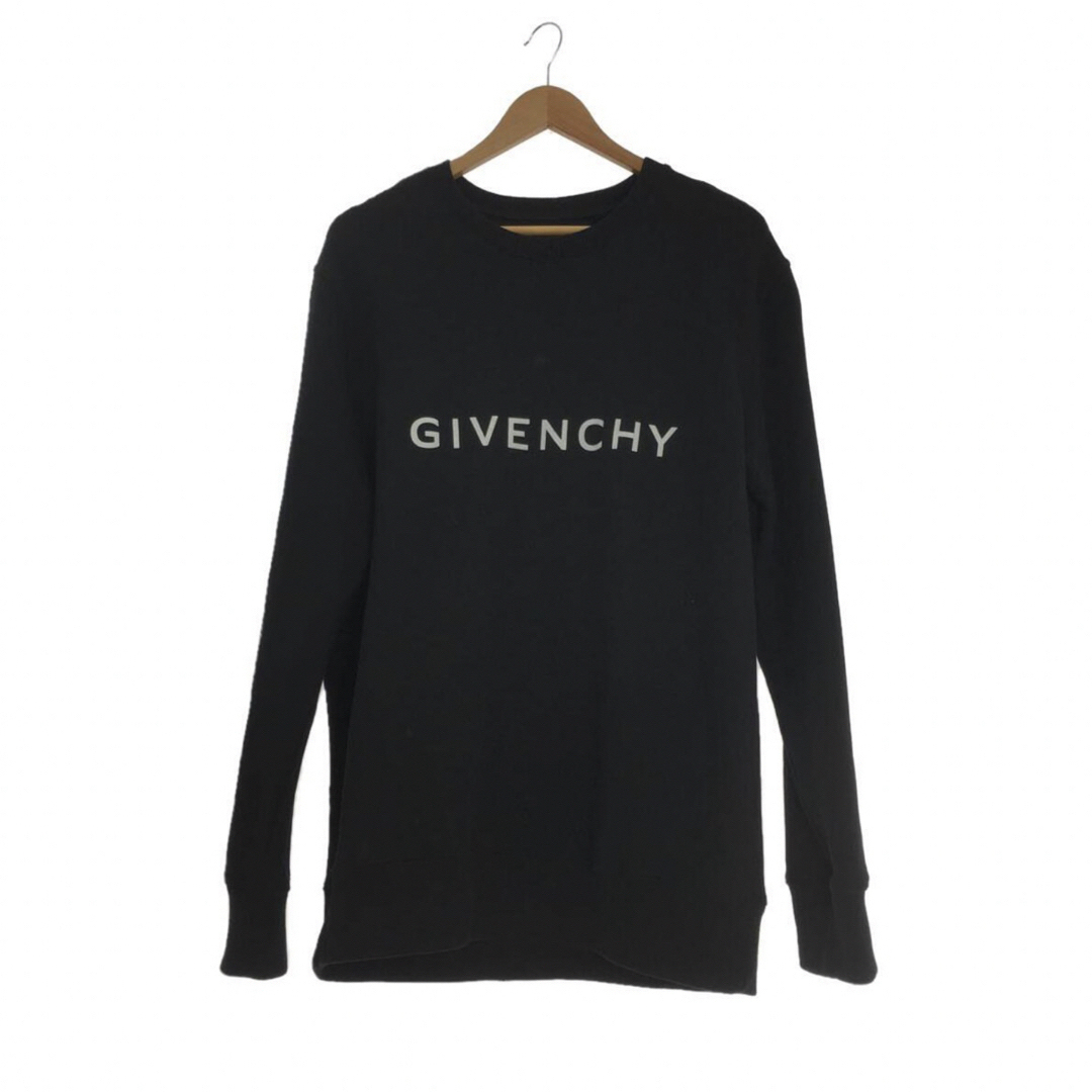 GIVENCHY(ジバンシィ)の現行【極美品】GIVENCHY ジバンシー ロゴ スウェット トレーナー M メンズのトップス(スウェット)の商品写真