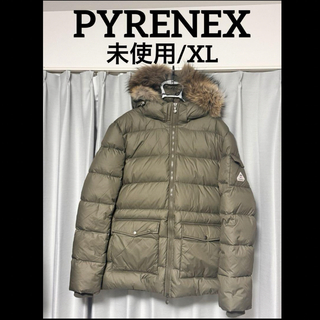 ピレネックス(Pyrenex)のピレネックス　オーセンティックジャケット　XL 未使用　セージ　カーキ　極美品(ダウンジャケット)