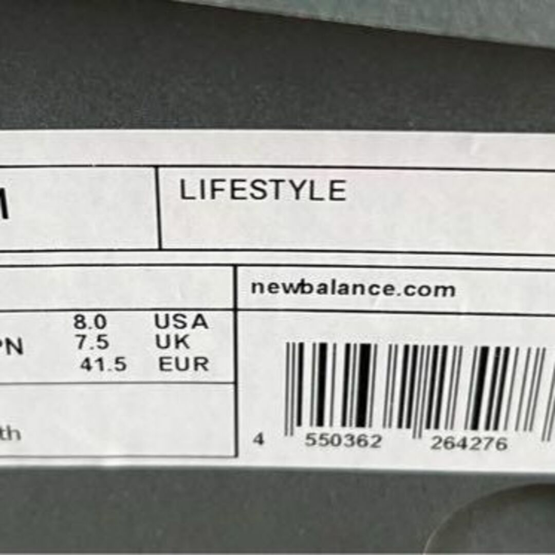 New Balance(ニューバランス)の新品 Newbalance スニーカー BB550WT1 グリーン 26cm メンズの靴/シューズ(スニーカー)の商品写真