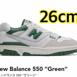 ニューバランス(New Balance)の新品 Newbalance スニーカー BB550WT1 グリーン 26cm(スニーカー)