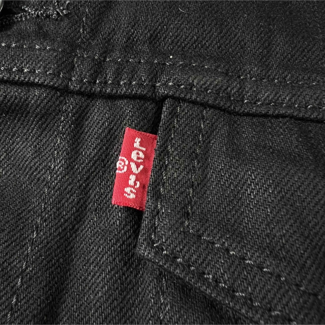 Levi's(リーバイス)の[Sサイズ]  Levis ブラック デニム カットオフベスト 山田蓮 メンズのトップス(ベスト)の商品写真