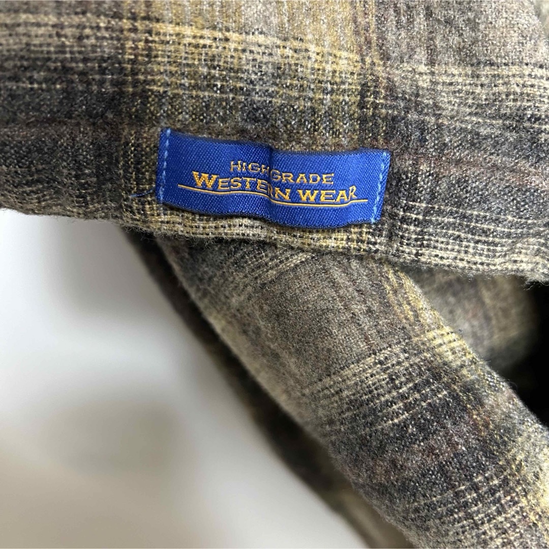 PENDLETON(ペンドルトン)のPENDLETON WESTERN WEAR ネルシャツ　厚手　ブラウンベージュ メンズのトップス(シャツ)の商品写真