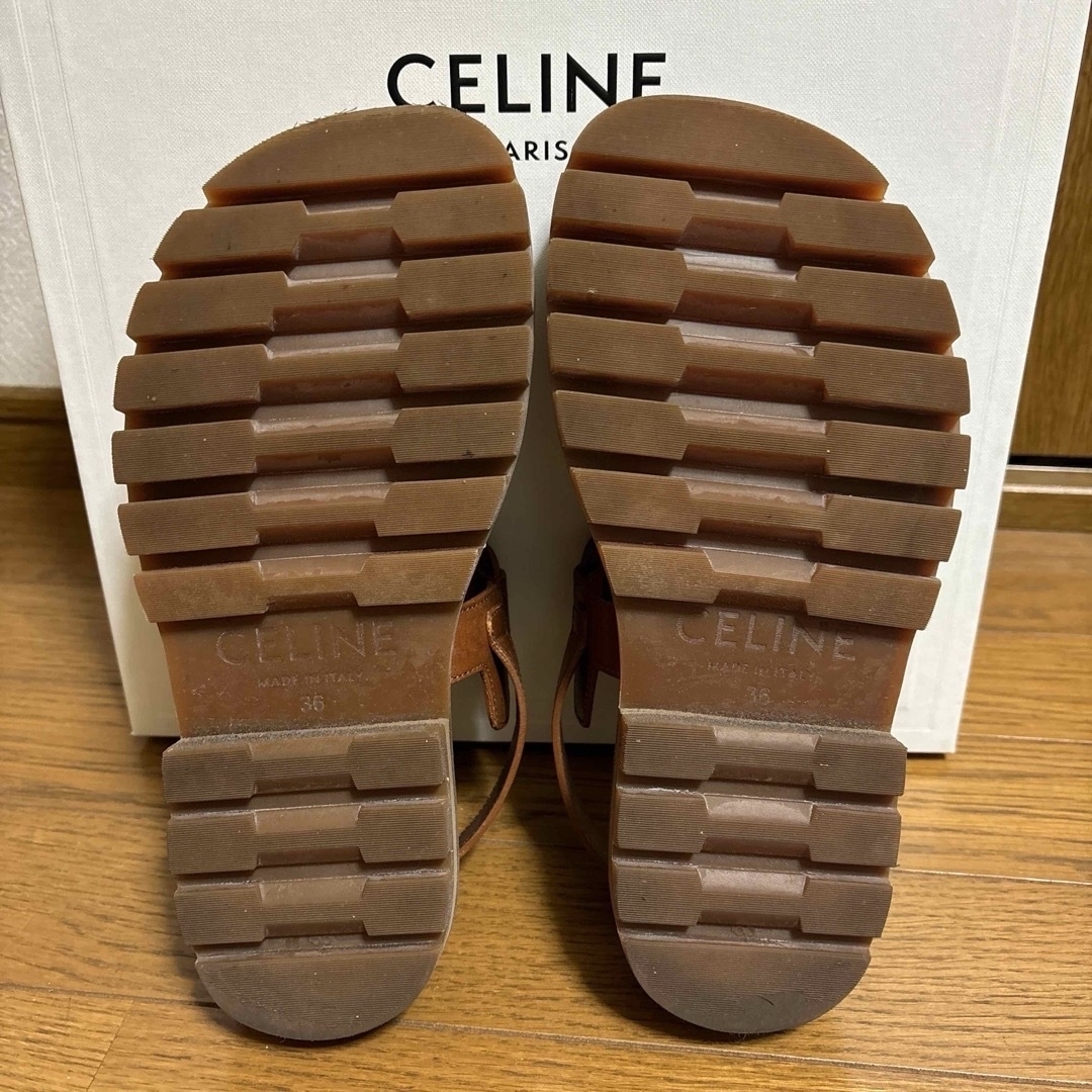 celine(セリーヌ)の【ゆぅこ様専用です！】CELINE セリーヌ　サンダル レディースの靴/シューズ(サンダル)の商品写真