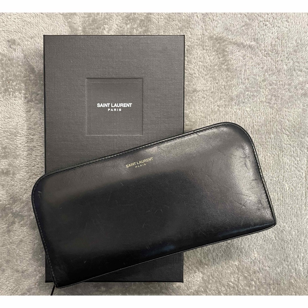 Saint Laurent(サンローラン)のサンローラン　長財布　付属カード、領収書付き メンズのファッション小物(長財布)の商品写真